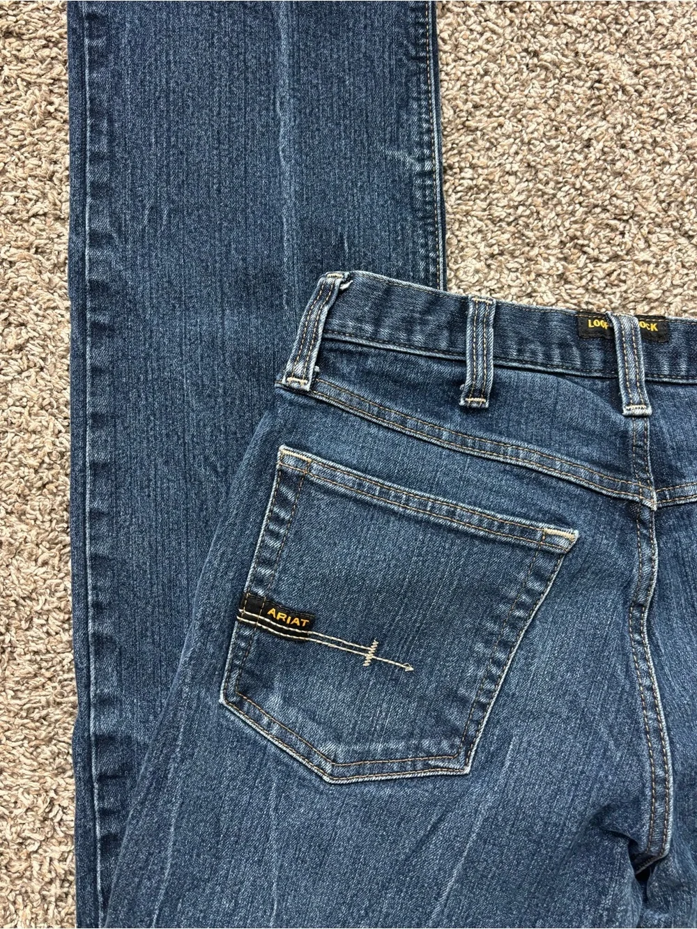 Ariat Men's M5 Rebar Slim Straight Denim Jeans - Workwear Utility Style 31x34